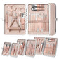 pedicure tool set for home use | heavy duty cuticle nippers | free shipping nail grooming kit | ultrasonic cleaning