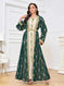 premium cotton blend fabric | plus size abaya dress set | modest islamic clothing women | energy saving