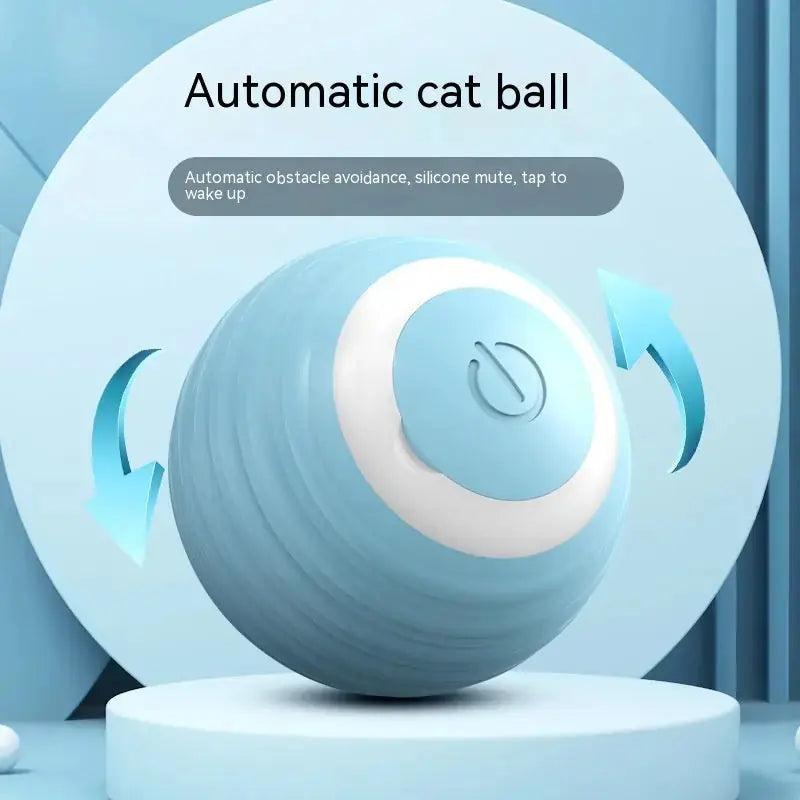 Automatic Moving Bouncing Rolling Ball Smart Cat Toy Ball Self-Moving Kitten Toy For Indoor Cat Kitten Meifu Market