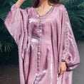 hand-stitched beaded dress | embroidered batwing sleeve cloak | arabic traditional evening gown | ultrasonic cleaning