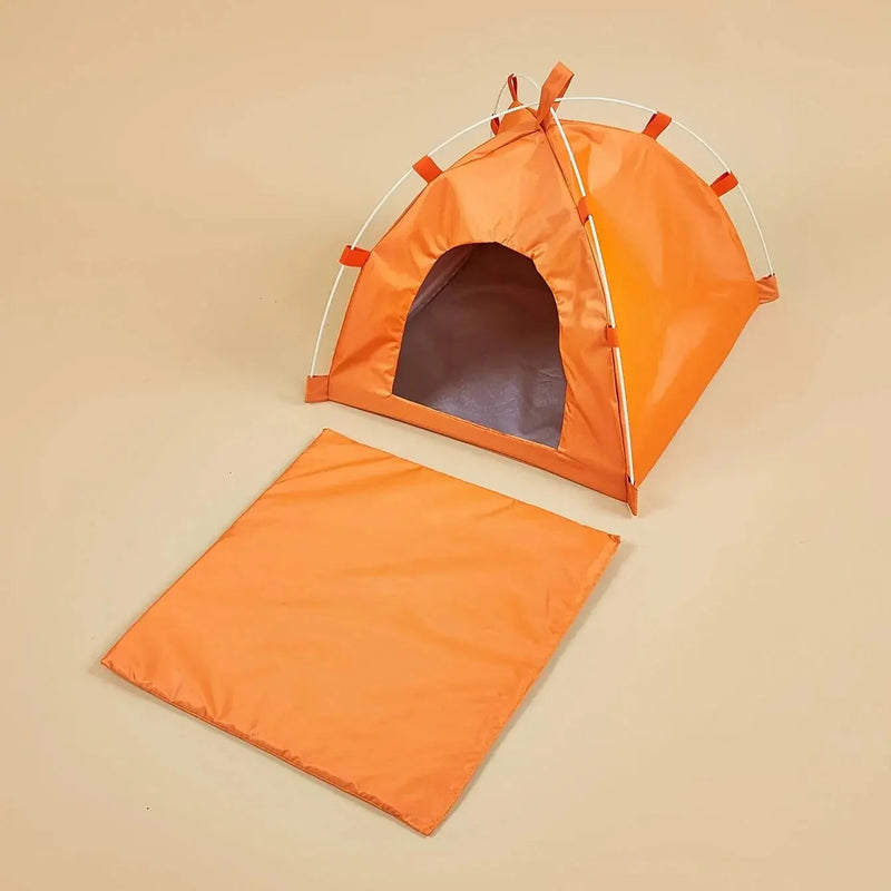 foldable pet tent with mat | waterproof pet tent | portable dog tent | ultrasonic cleaning