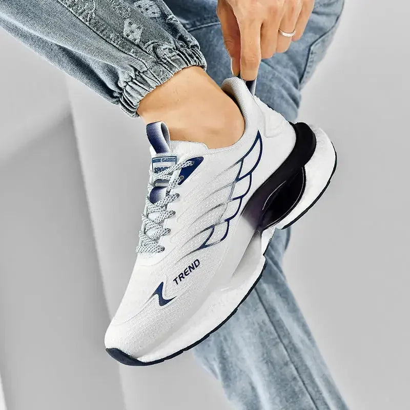 ultra-lightweight running shoes | breathable mesh upper | shock-absorbing sole | energy saving