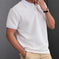 Jacquard Polo Tee — Men's Regular Fit Everyday Knit Shirt