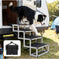 Foldable Dog Ramp For Cars, SUVs, Trucks, Portable Pet Dog Stairs For Large Dogs With Non-Slip Surface Reinforced Design, ...