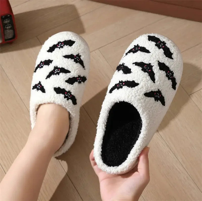 memory foam slippers | faux fur lining | non-slip sole | ultrasonic cleaning