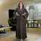 long-sleeve abaya dress | breathable cotton fabric | plus size prayer gown | energy saving
