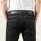 genuine cowhide leather belt | 15 inch wide mens belt | brass buckle jeans belt | energy saving