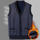 merino wool sweater vest | slim fit waistcoat men | lightweight cardigan for layering | energy saving
