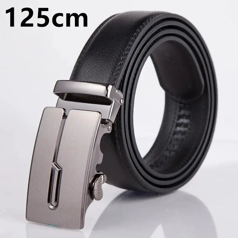 genuine leather belt | automatic buckle belt | adjustable leather belt | energy saving