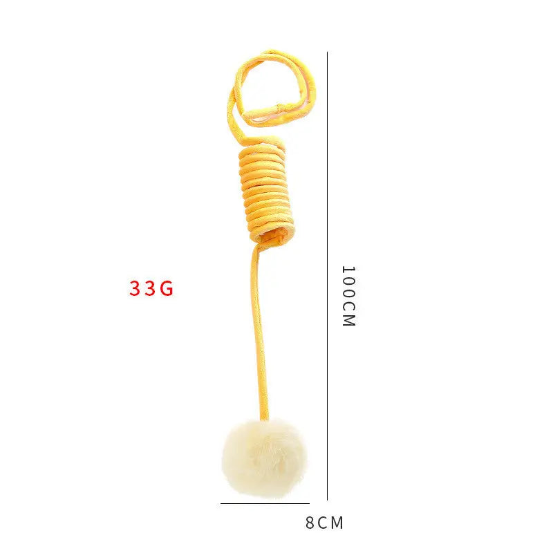 Cat Toy Self-Hi Sucker Spring Rabbit Hair Ball Interactive Play Pet Supplies Interactive Toys Meifu Market