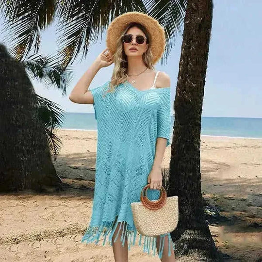 loose fit sweater | plus size blouse | tassel detail sweater | ultrasonic cleaning