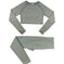 Seamless Knitted Dot Yoga Suit For Women Meifu Market