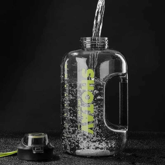 large capacity sports water bottle | portable gym hydration cup | leak-proof travel tumbler | energy saving
