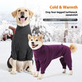 polar fleece dog sweater | high collar dog coat | cold weather dog clothing | energy saving