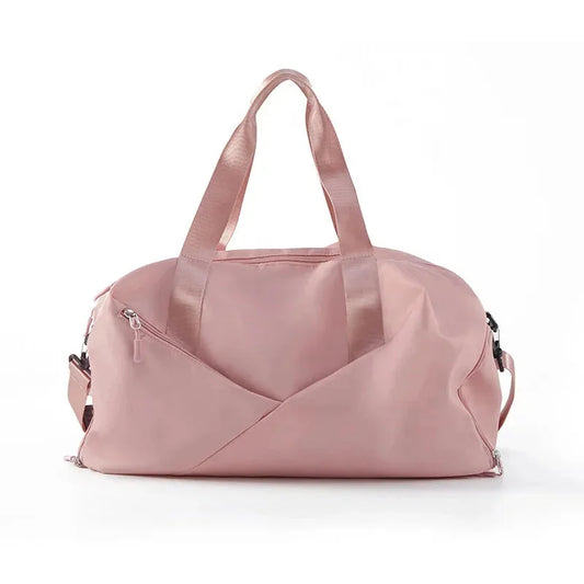 Sports Gym Bag Fitness Training Yoga Bags Duffel Tote Travel Handbag Large PU Leather 2021 Hot for Women