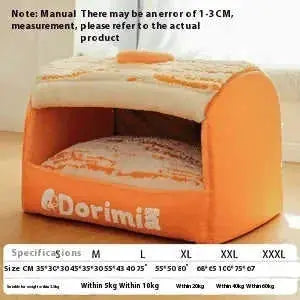 Kennel Four Seasons Universal Closed Warm Removable Washable Meifu Market