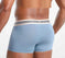 antibacterial fabric boxer briefs | mid-waist mens boxers | breathable cotton blend underwear | energy saving