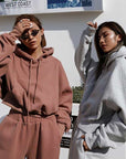 New Style Autumn And Winter Women's New Casual Hoodie Coat Sports Suit