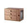 solid walnut wood construction | four drawer jewelry organizer | large capacity jewelry armoire | energy saving