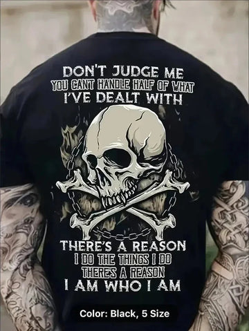 stylish skull graphic tee | soft breathable cotton t-shirt | short sleeve crew neck shirt | energy saving