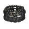 braided leather bracelet for men | vintage charm wood beads | adjustable wrap wristband | ultrasonic cleaning