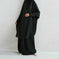 plus size abaya dress set | modest muslim prayer dress | breathable cotton blend fabric | energy saving
