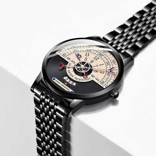 sapphire crystal glass | 50m water resistant | everyday wear timepiece | ultrasonic cleaning