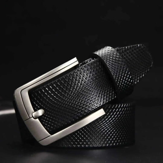 genuine cowhide leather belt | 15 inch wide belt | adjustable belt with pin buckle | ultrasonic cleaning