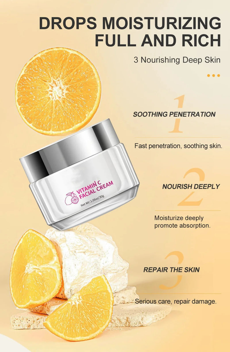 vitamin c face cream 30g | daily hydrating facial moisturizer | best vitamin c cream for dark spots | energy saving