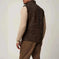 genuine leather vest | mens leather vest jacket | premium cowhide leather | energy saving