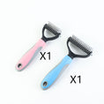 Stainless Double-sided Pet Brush Hair Removal Comb Grooming Dematting Dog Grooming Shedding Tools Meifu Market