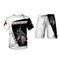 3D Printed Men's T-shirt Sports Suit - close-up detail (material: polyester | pattern: solid, check | style: casual,...