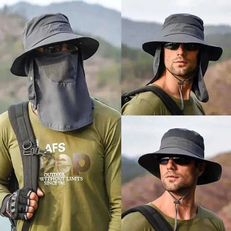sun protection bucket hat | upf 50 fishing hat | adjustable chin strap | energy saving