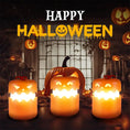 foldable pumpkin lamp | portable halloween night light | led pumpkin lantern | energy saving
