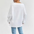 Women's Loose Casual Drawstring Off-the-shoulder Off-shoulder Top Meifu Market