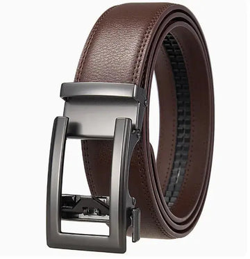 Antique Cowhide Men's Leather Belt Casual Business Comfort Click Belt Meifu Market