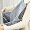 Cat Clothes Pets Apron Grey - size and dimension reference