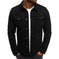 Men's Denim Shirt Jacket - Casual Button Down Jean Jacket, Long Sleeve Shirt Style for Spring & Fall Meifu Market