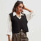wool blend cardigan | cropped knit sweater | vintage button front | energy saving
