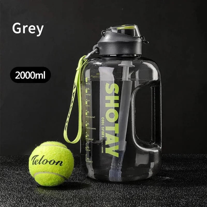leak-proof flip-top lid | portable gym water bottle | workout hydration for running | energy saving