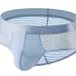 Men's Large Mesh Low Waist Wide Belt Briefs Meifu Market