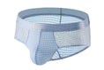 Men's Large Mesh Low Waist Wide Belt Briefs Meifu Market