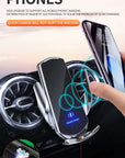 30W Car Wireless Charger Automatic Magnetic Chargers Mount Phone Holder Air Vent for iPhone 14 13 12 11 8 Samsung Fast Charging - Meifu Market