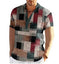Mens Simple Linen Printed Top For Spring And Autumn Linen 09 - alternative view