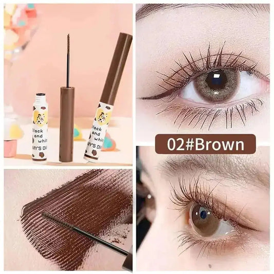 Black Brown Waterproof Mascara Long-Lasting Curling Eyelashes