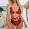 New Three Point Underwear Lace Bra Strap Underwear Set Meifu Market