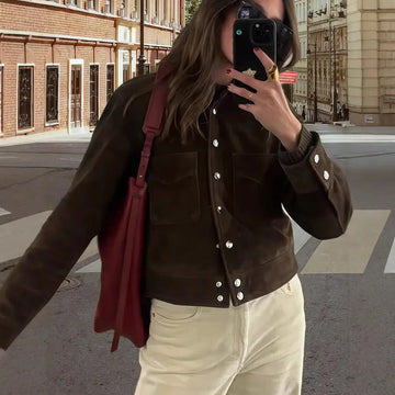 Fashion Trend Comfortable Lapel Shirt Coat Meifu Market