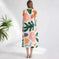 pleated midi dress | floral print dress | comfortable maxi dress | energy saving