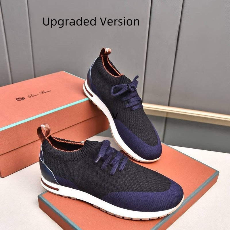 Sports Stitching Flying Woven Knit Breathable Men's Shoes Meifu Market