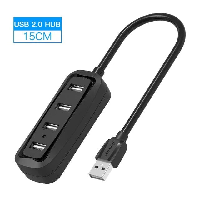 usb 30 hub 4-port | aluminum alloy usb splitter | high-speed data transfer hub | energy saving